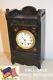 Seth Thomas Bee-1881 Antique Fine Cabinet Clock Ebonized Walnut With Bees