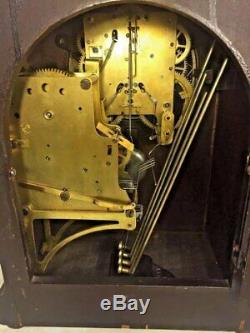 Seth Thomas Beehive Clock Westminster Chimes Runs and Strikes 4 Rod Strike