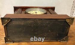 Seth Thomas Belmont No. 2 Adamantine 8 Day Mantel Table Shelf Clock