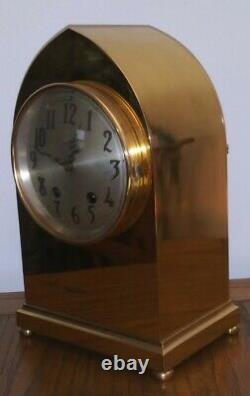 Seth Thomas Brass Beehive Case Clock