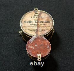 Seth Thomas Brass Clock with Bell