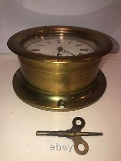 Seth Thomas Brass Ship Clock