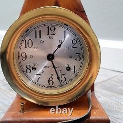 Seth Thomas Brass Ship Clock