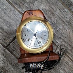 Seth Thomas Brass Ship Clock