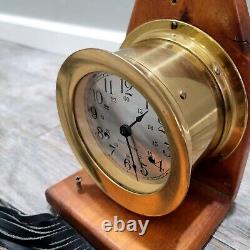 Seth Thomas Brass Ship Clock