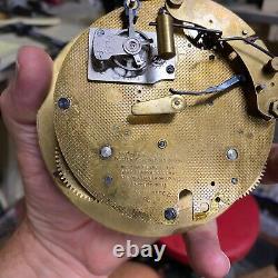 Seth Thomas Brass Ship Clock. Good Working Bell Rings to Ship Hours -JL008