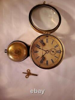 Seth Thomas Brass Ship's Clock With Outside Bell