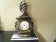 Seth Thomas Brass Statue Clock Mantel