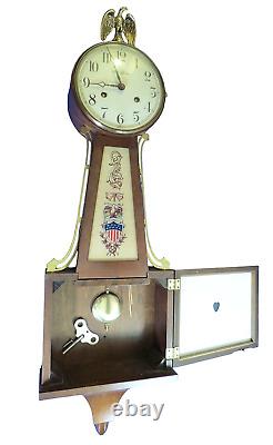 Seth Thomas By Talley Banjo Clock Riverton Tall Ships American Eagle Work