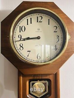 Seth Thomas By Talley Industries Westminster Chime Octagon Pendulum Wall Clock