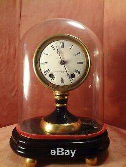 Seth Thomas Candle Stick Clock with Dome 8 Day Time and Strike