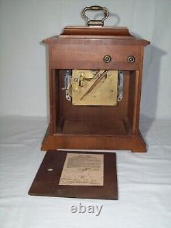 Seth Thomas Carriage Mantel Clock Key Wind Chiming Movement Unit Does Work