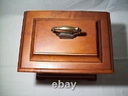 Seth Thomas Carriage Mantel Clock Key Wind Chiming Movement Unit Does Work