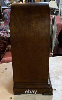 Seth Thomas Cathedral Style Sonora 4 Bell Chime Clock 18.5 Tall With Key-11830