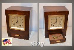 Seth Thomas Century 4w 1936 Fine And Rare Antique MID Size Cabinet Clock