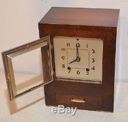 Seth Thomas Century 4w 1936 Fine And Rare Antique MID Size Cabinet Clock