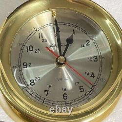 Seth Thomas Charleston Gift Set 1065 Clock Barometer Solid Brass Mahogany New