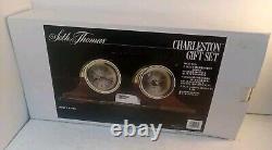 Seth Thomas Charleston Gift Set Ships Clock & Barometer Set German Movement