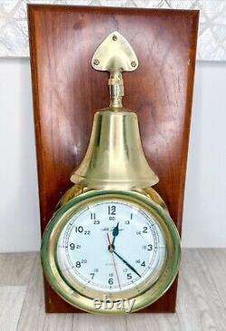 Seth Thomas Chesapeake Clock & Brass Bell Model 1047-000 Talley Industries