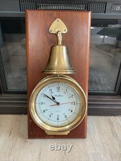 Seth Thomas Chesapeake Clock & Brass Bell Model 1047-000 Talley Industries