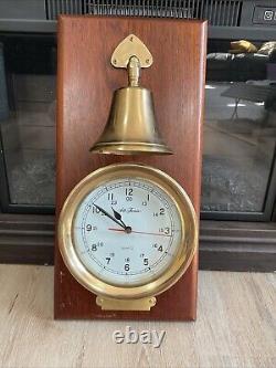 Seth Thomas Chesapeake Clock & Brass Bell Model 1047-000 Talley Industries