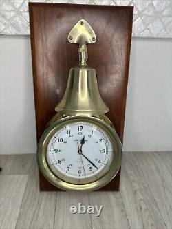 Seth Thomas Chesapeake Clock & Brass Bell Model 1047-000 Talley Industries