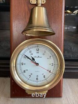 Seth Thomas Chesapeake Clock & Brass Bell Model 1047-000 Talley Industries