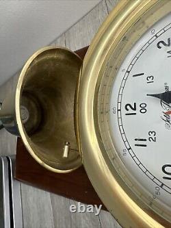 Seth Thomas Chesapeake Clock & Brass Bell Model 1047-000 Talley Industries