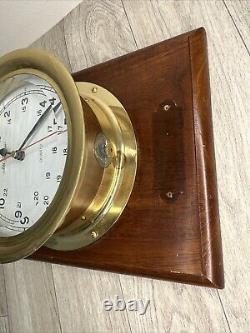 Seth Thomas Chesapeake Clock & Brass Bell Model 1047-000 Talley Industries