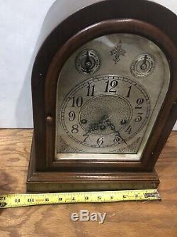 Seth Thomas Chime Clock No. 71 Beehive Mantel Shelf Clock 113 Movement