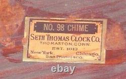 Seth Thomas Chime Clock No. 98 with rare Bugle Chime. Fully serviced & tested