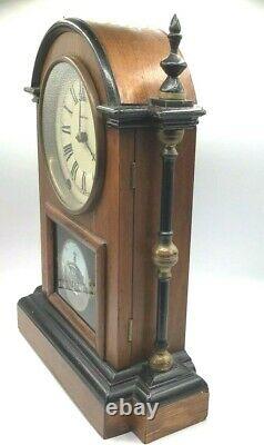 Seth Thomas City Series Cincinnati Mantel Clock 8 Day 1890's Rosewood case