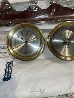 Seth Thomas Clock & Barometer Charleston Gift Set 1055, 1056 New In Box