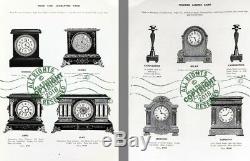 Seth Thomas Clock Co 1907 CATALOG Antique Time Pieces 100s Samples mantel + more