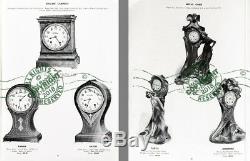 Seth Thomas Clock Co 1907 CATALOG Antique Time Pieces 100s Samples mantel + more