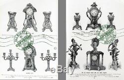 Seth Thomas Clock Co 1907 CATALOG Antique Time Pieces 100s Samples mantel + more