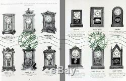 Seth Thomas Clock Co 1907 CATALOG Antique Time Pieces 100s Samples mantel + more