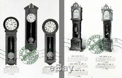Seth Thomas Clock Co 1907 CATALOG Antique Time Pieces 100s Samples mantel + more