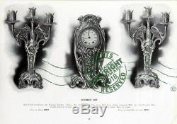 Seth Thomas Clock Co 1907 CATALOG Antique Time Pieces 100s Samples mantel + more