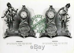 Seth Thomas Clock Co 1907 CATALOG Antique Time Pieces 100s Samples mantel + more