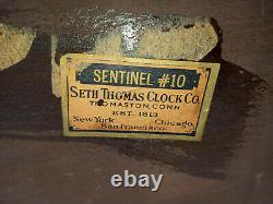 Seth Thomas Clock Co. Sentinel #10 Mantle Clock