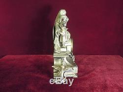 Seth Thomas Clock Figural Madonna Jesus Mantel Rare to Find Antique