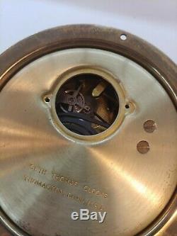 Seth Thomas Corsair Ship's Bells Clock, Solid Brass No Key