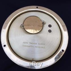 Seth Thomas Corsair Ship's Brass Nautical Clock Model E537-000
