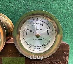 Seth Thomas Corsair-W Ships Clock & Barometer E537-000 & E537-010 IBM Club