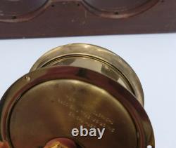 Seth Thomas Corsair-W Ships Clock & Barometer E537-000 & E537-010 w Key / Stand