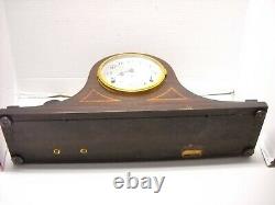 Seth Thomas Cymbal #2 Tambour Mahogany 8-day Mantel Clock Movement No 89K