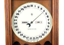Seth Thomas Double Dial Perpetual Office Calendar Regulator #13 Wall Clock