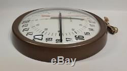 Seth Thomas E899-942A Electronic 24 hour dial clock Vintage Military Tested
