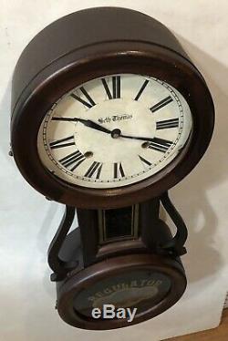 Seth Thomas George Hatch Reproduction Figure 8 Eight Wall Clock